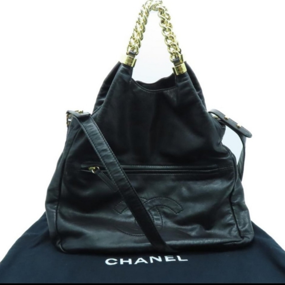 AUTH VERY RARE Chanel XL Rodeo Drive Grand Shopper Bag - Picture 4 of 7